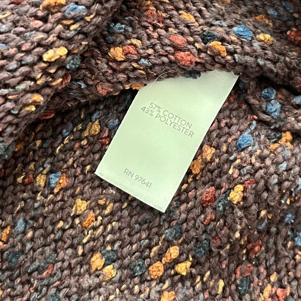 J. Jill Marled Knit Cardigan - purple - Picture 7 of 9